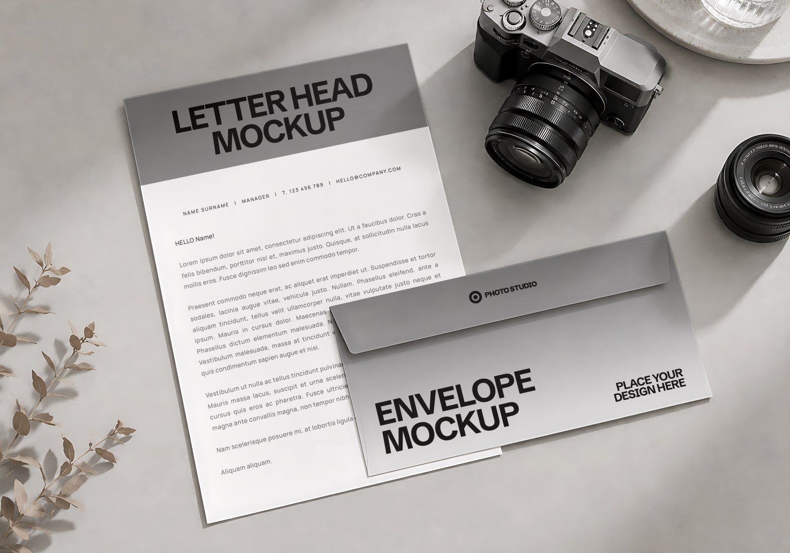 Premium Studio Photography Branding Mockup Bundle – 15 Creative Production PSD Scenes for Photo Stud — image 17