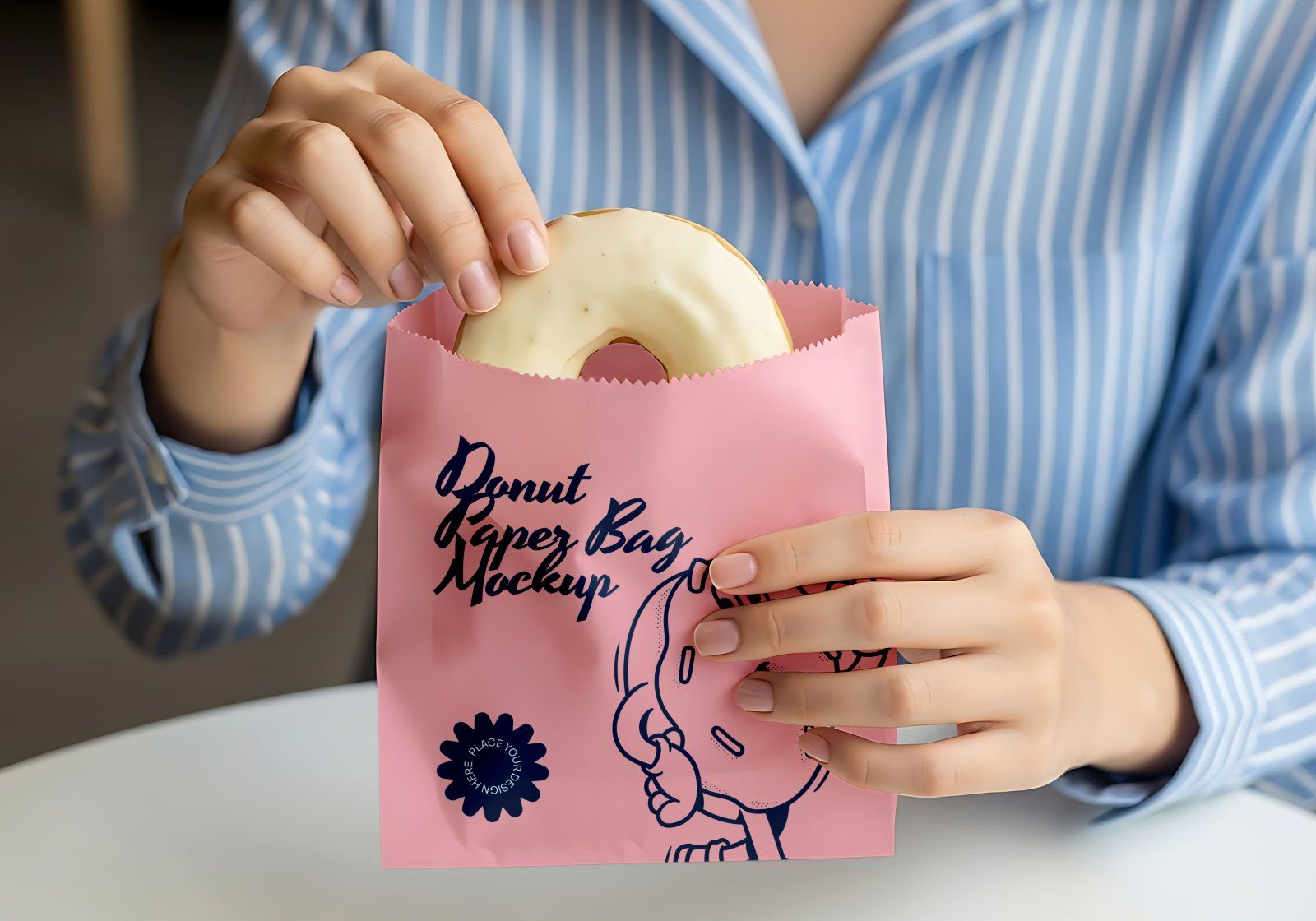 Branding Mockup Donut & Coffee Shop PSD – Cafe Scene Templates for Packaging, Cups, and Menu Design — image 8
