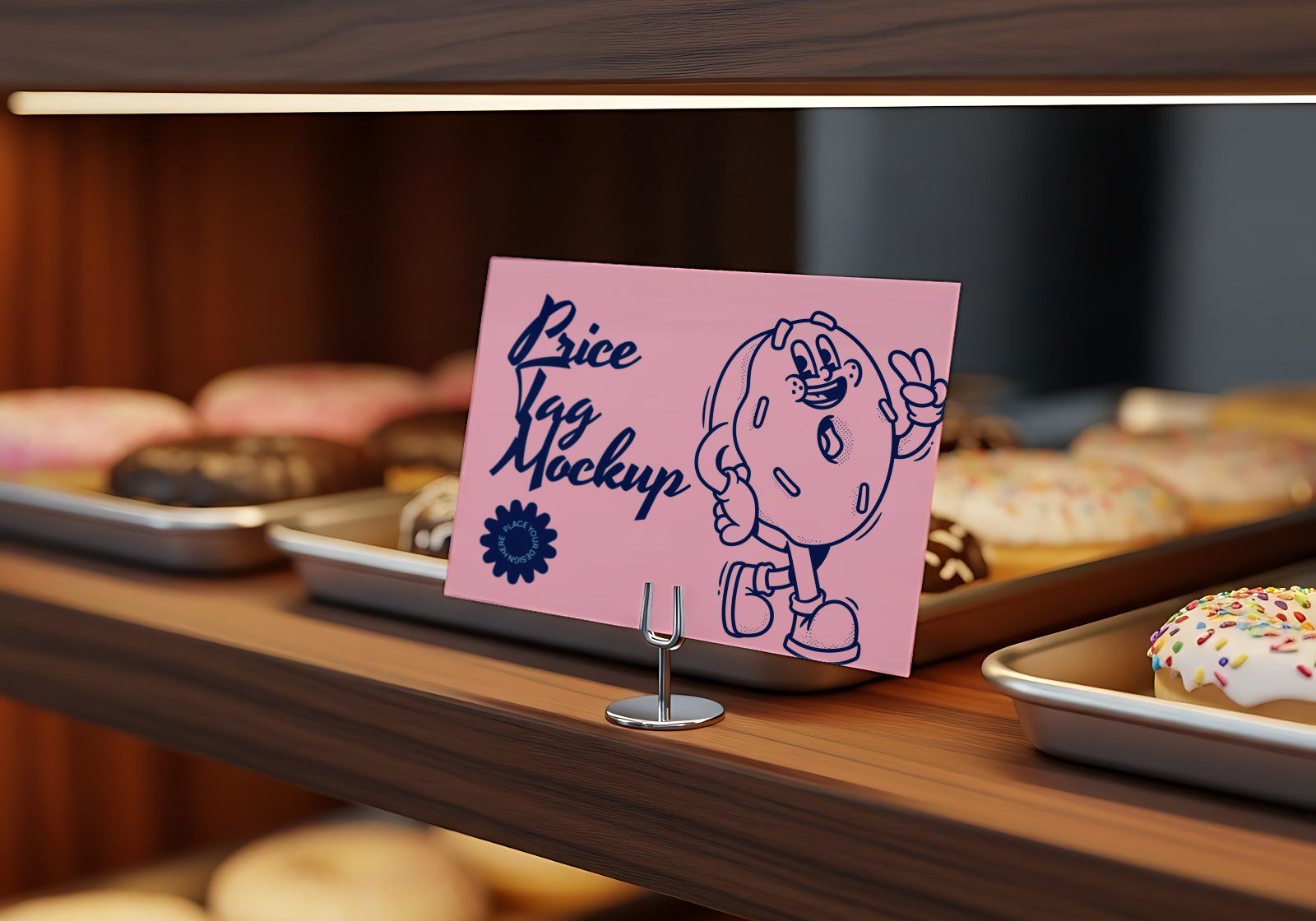 Branding Mockup Donut & Coffee Shop PSD – Cafe Scene Templates for Packaging, Cups, and Menu Design — image 6