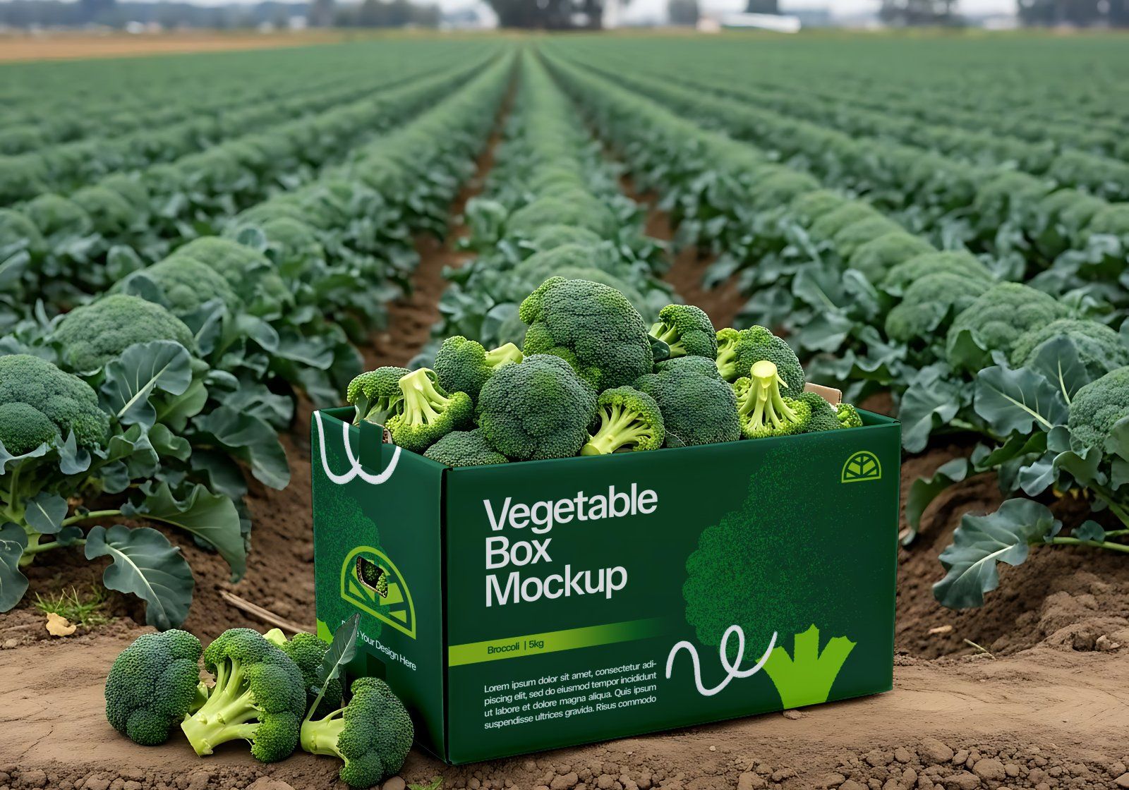 Vegetable Farm Mockup Bundle PSD – Agriculture & Organic Food Branding Mockups — image 11