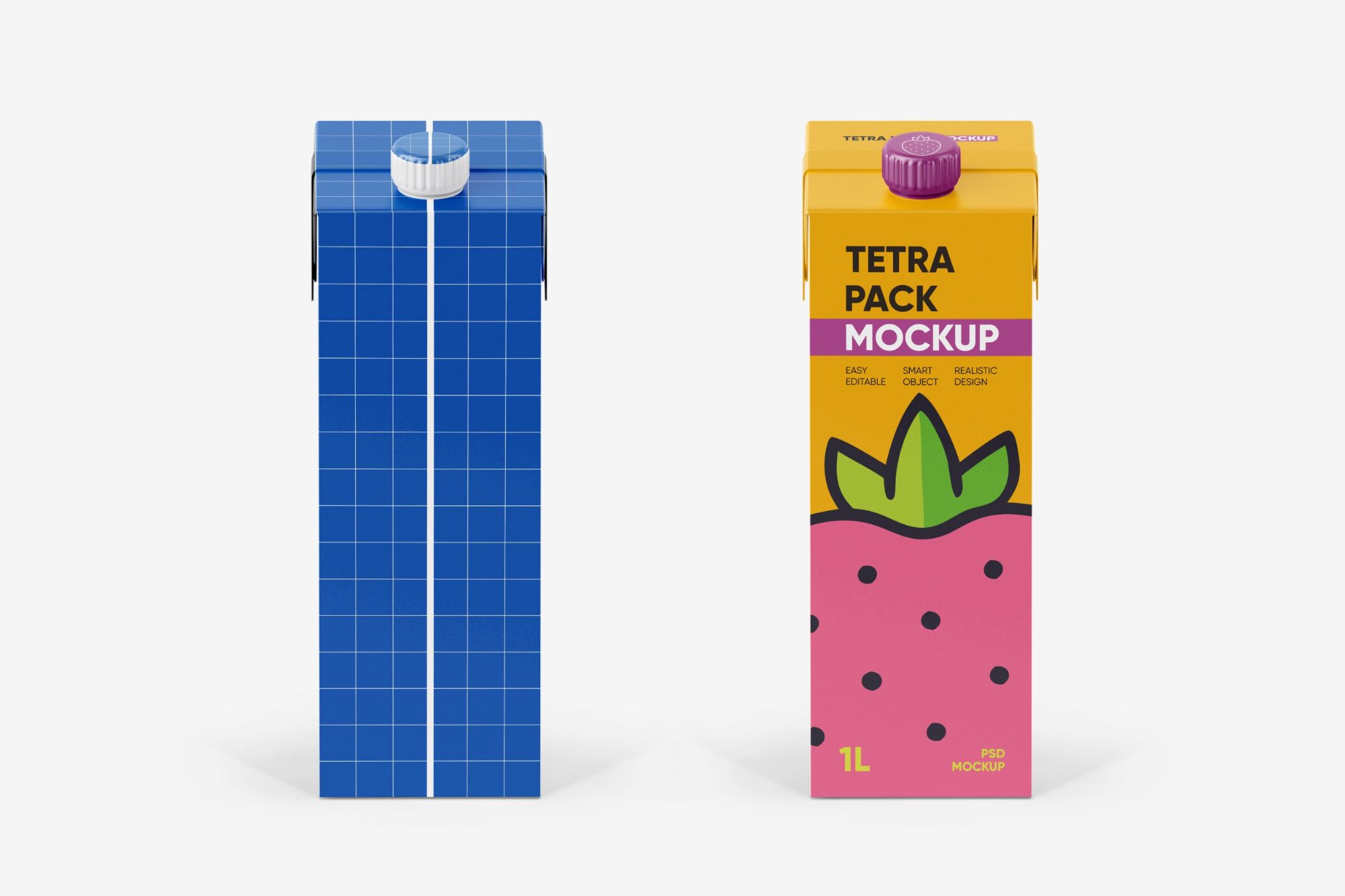 Tetra Pack Juice & Milk Box Mockup Set — image 4