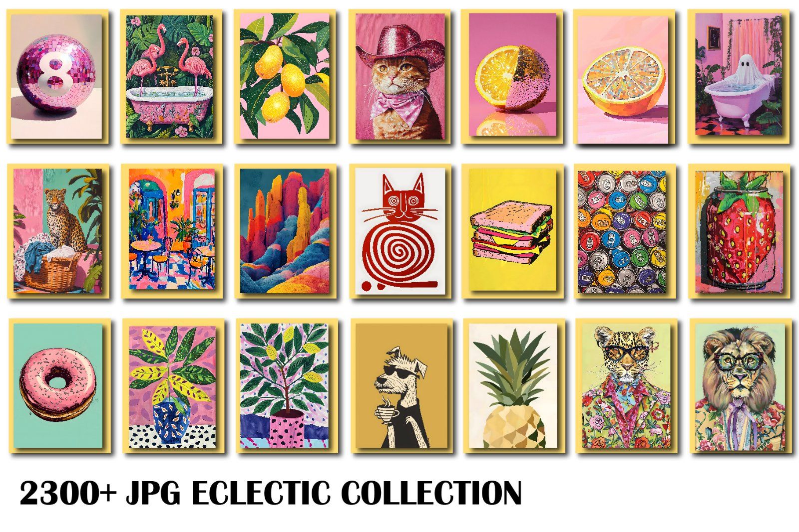 Eclectic Wall Art Collection Entire Shop Sale, Bundle Wall Art, Aesthetic wall posters, Wall Art, De — image 4