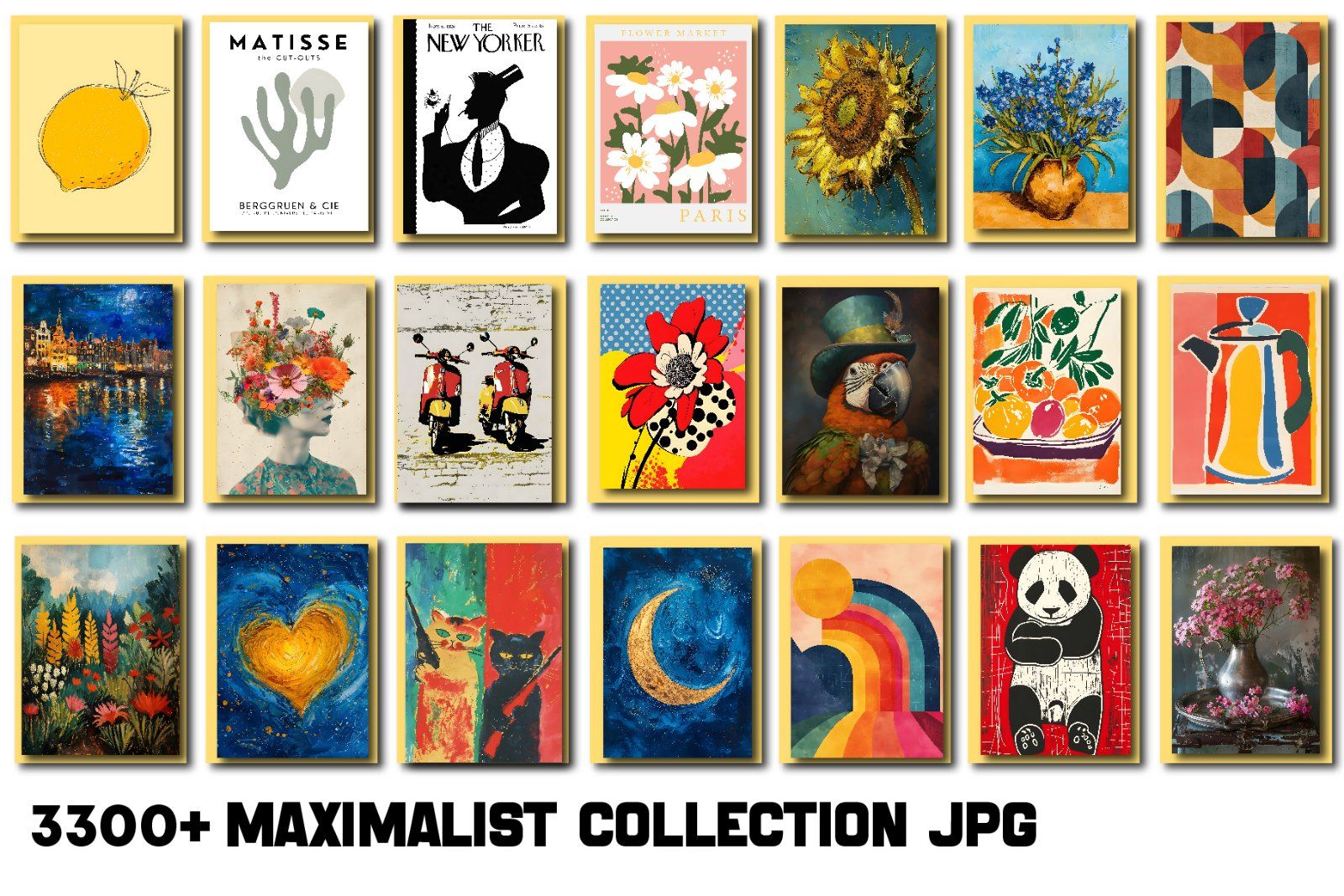 Maximalist Wall Art Collection Entire Shop Sale, Bundle Wall Art, Aesthetic wall posters, Wall Art, — image 4