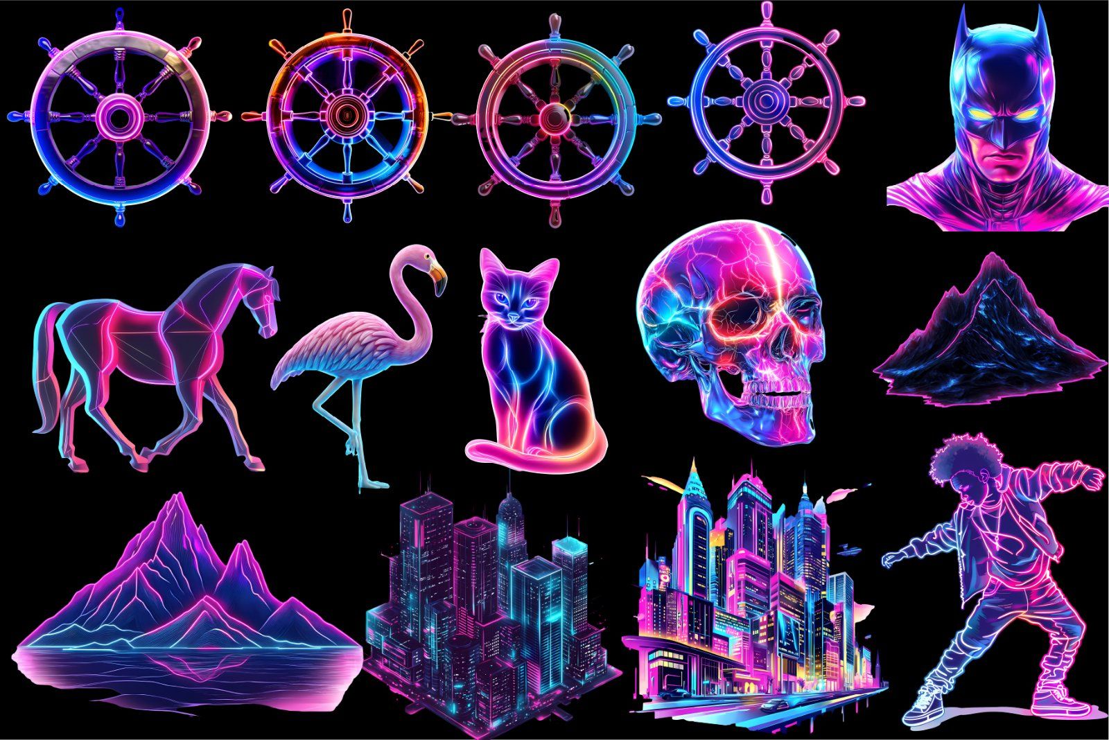 160 Neon PNG Pack, Glow Png Pack, Neon PNG, Neon Effects, Glow Effects, Neon Circle, Teleport png, — image 4