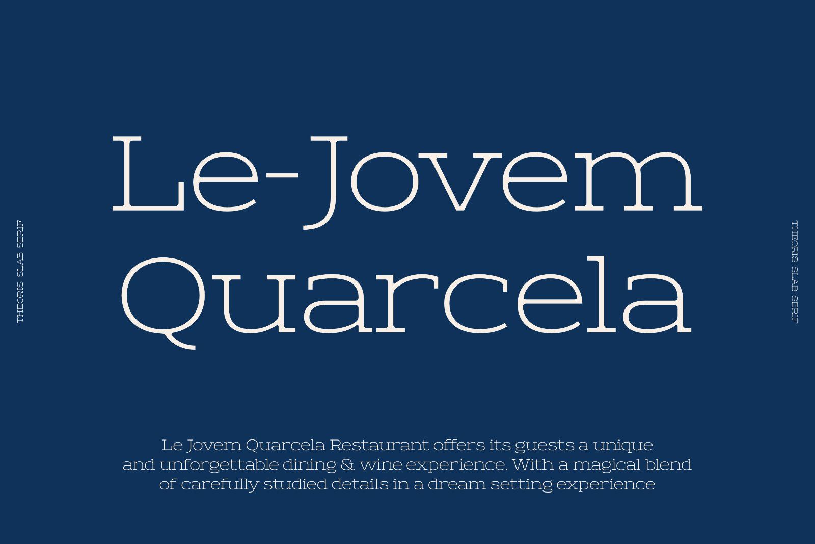 Theoris slab serif typeface — image 3