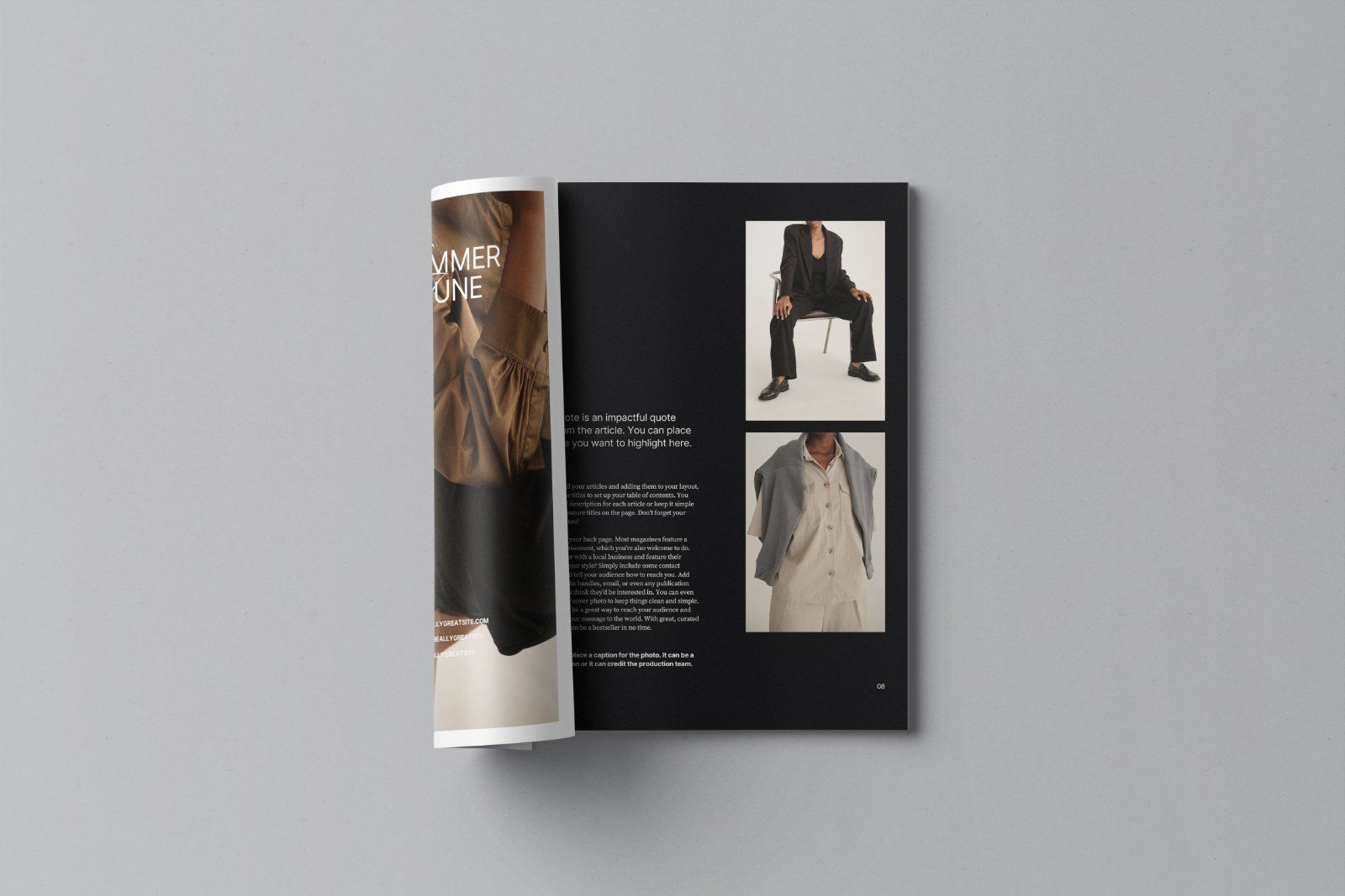 US Letter Magazine Mockup — image 3