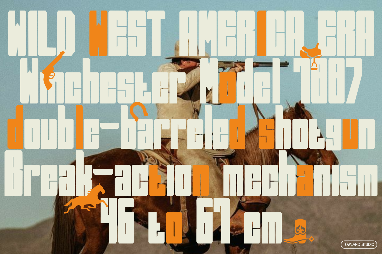 ROWDY BOLD - WESTERN FONT — image 3