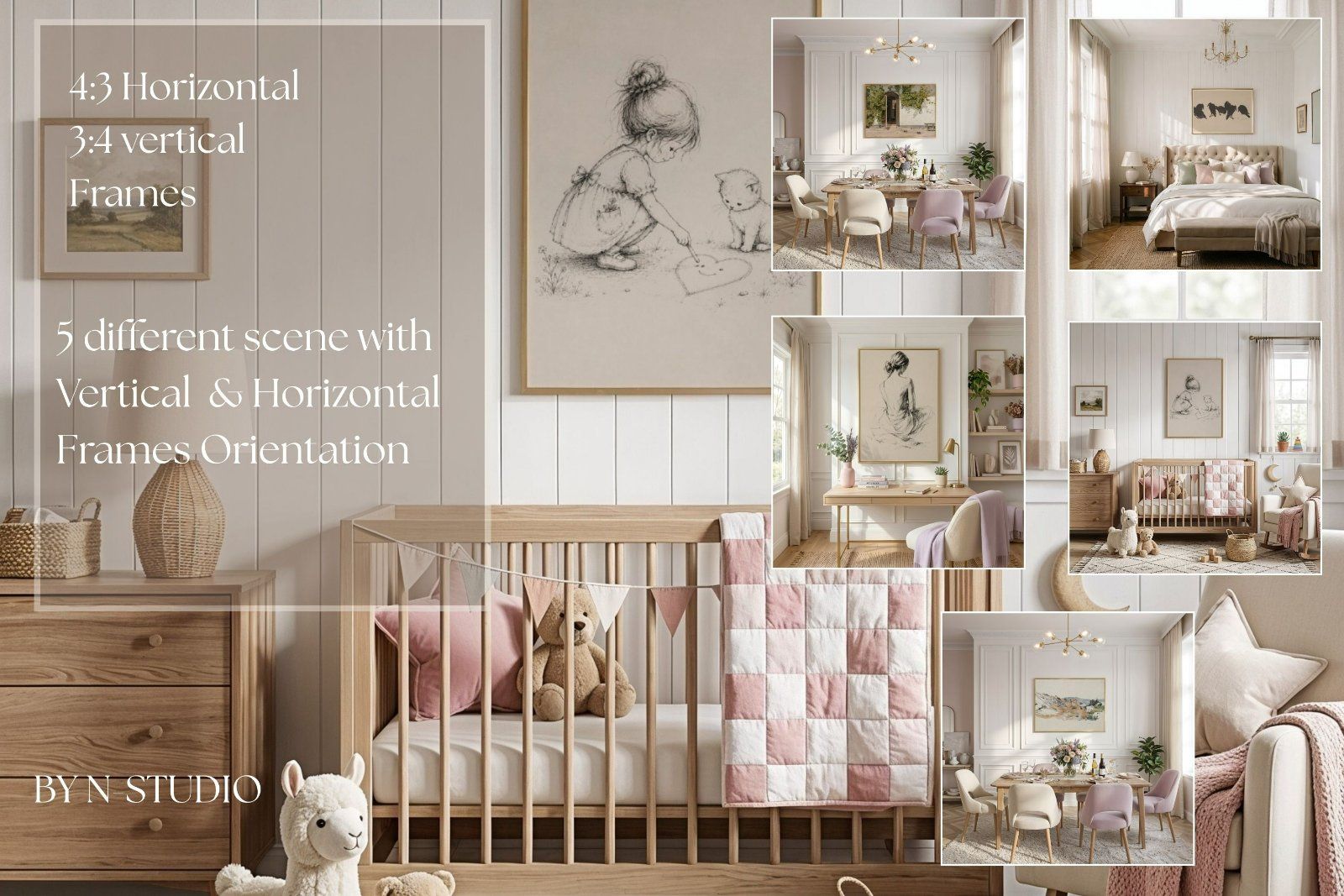 Luxury Pink Frame Mockup Bundle — image 2