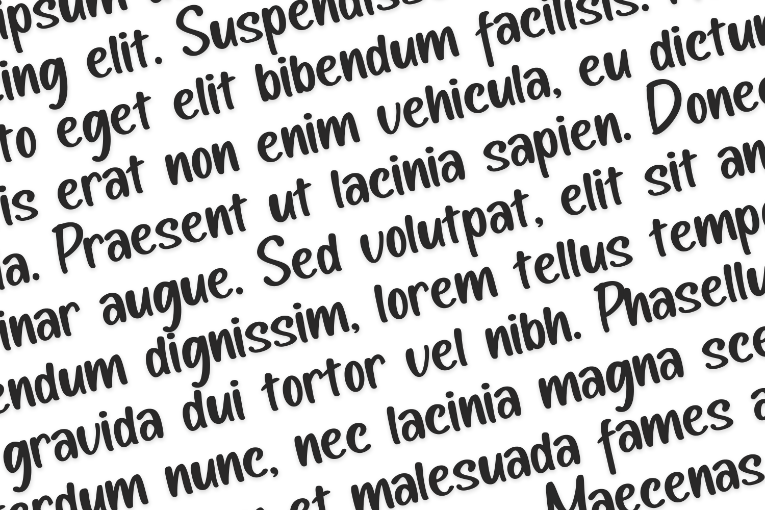 Miau Miou handwriting Font — image 3