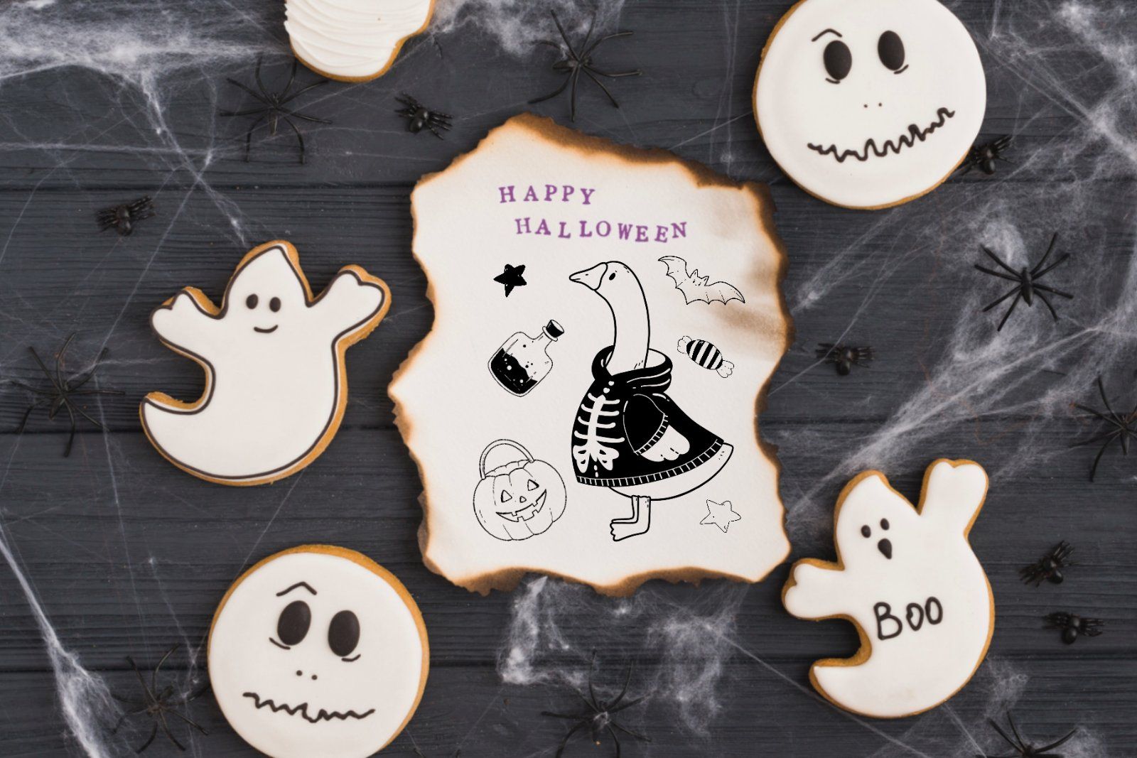Halloween Silly Goose PNG,SVG — image 4