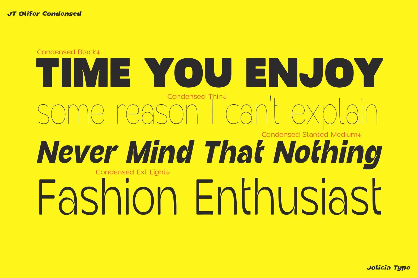 JT Olifer | 40 Font Family — image 3