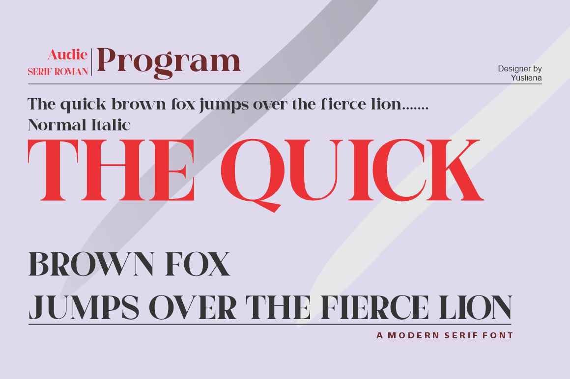 Audie serif — image 3