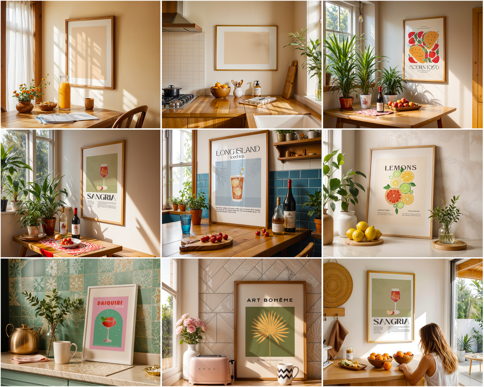 35 Kitchen Frames Mockup PSD Bundle — image 2