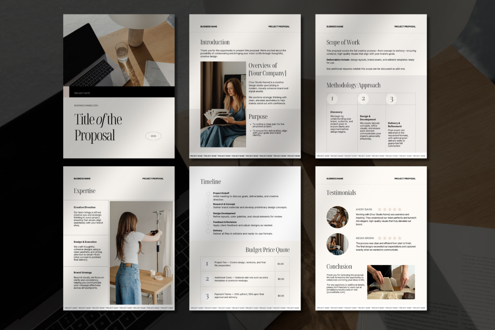 Project Proposal Canva Template — image 3