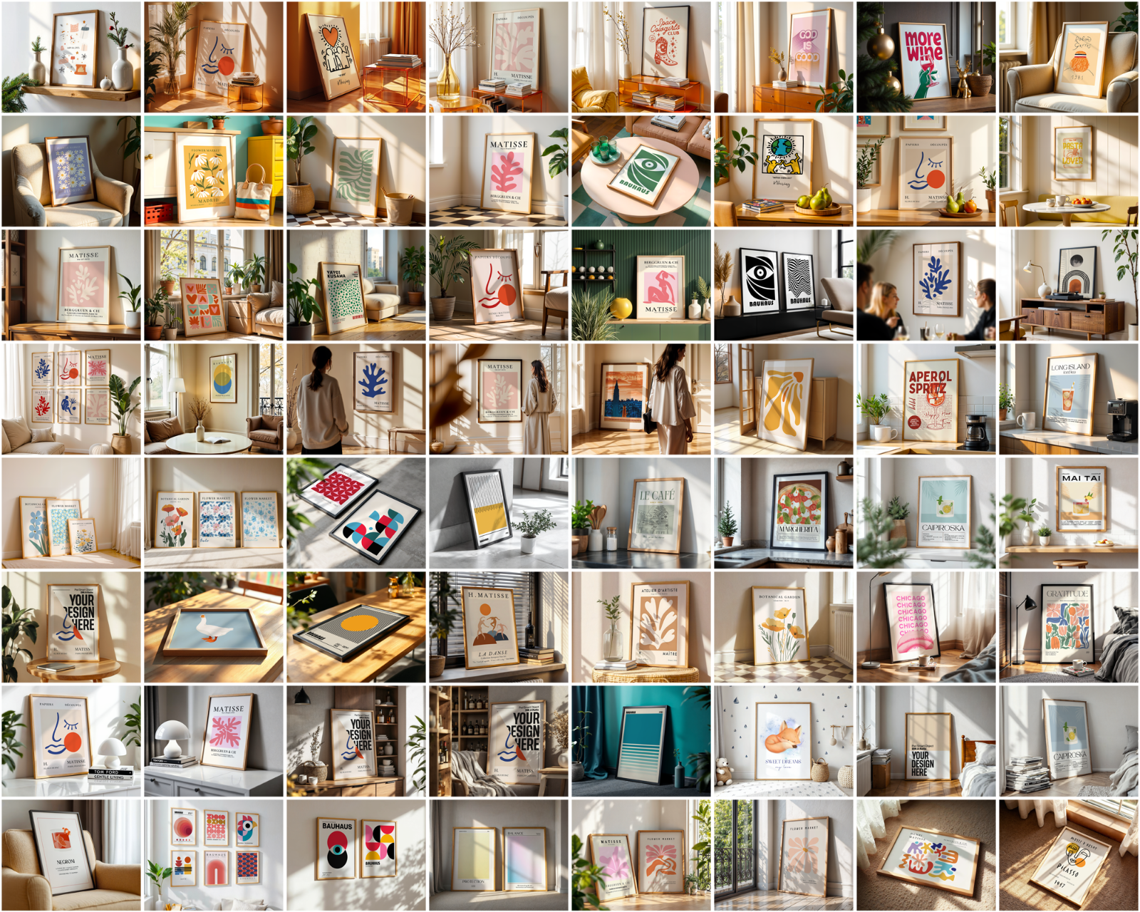 200+ Frames Mockup PSD Bundle: Wall Art Mockups for Designers — image 4