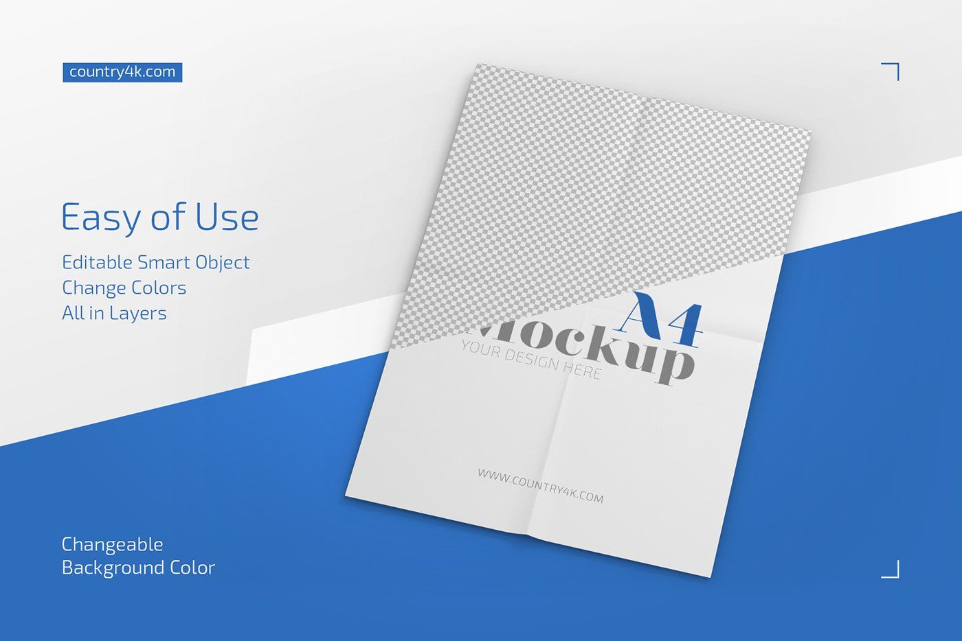 A4 Flyer Paper Mockup Set — image 3