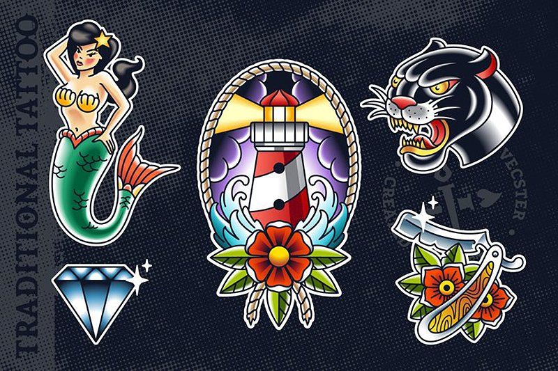 Traditional Tattoo Vector Pack — image 3
