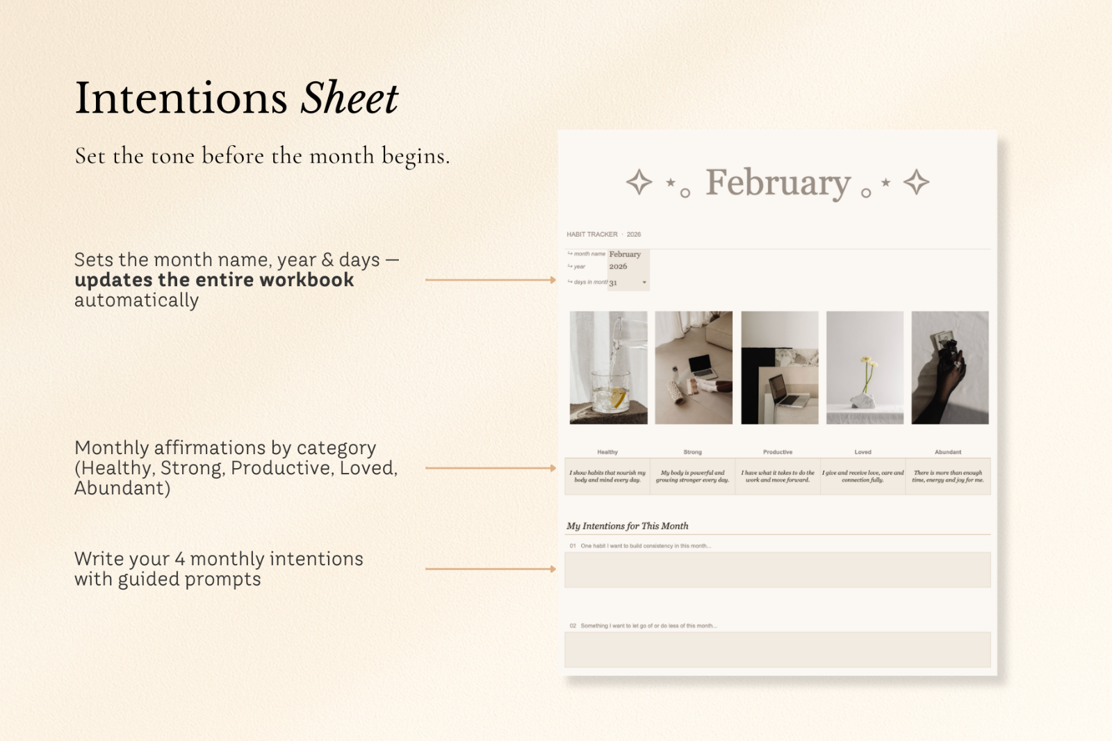 Simple Habit Tracker | Google Sheets — image 3