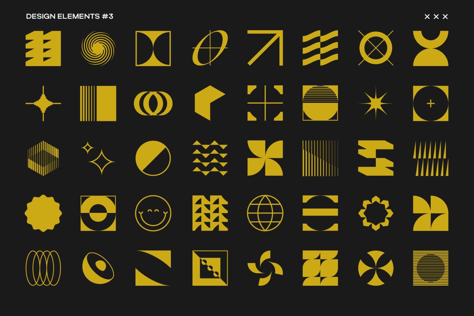 Brutalist Blocks Vector Pack — image 4