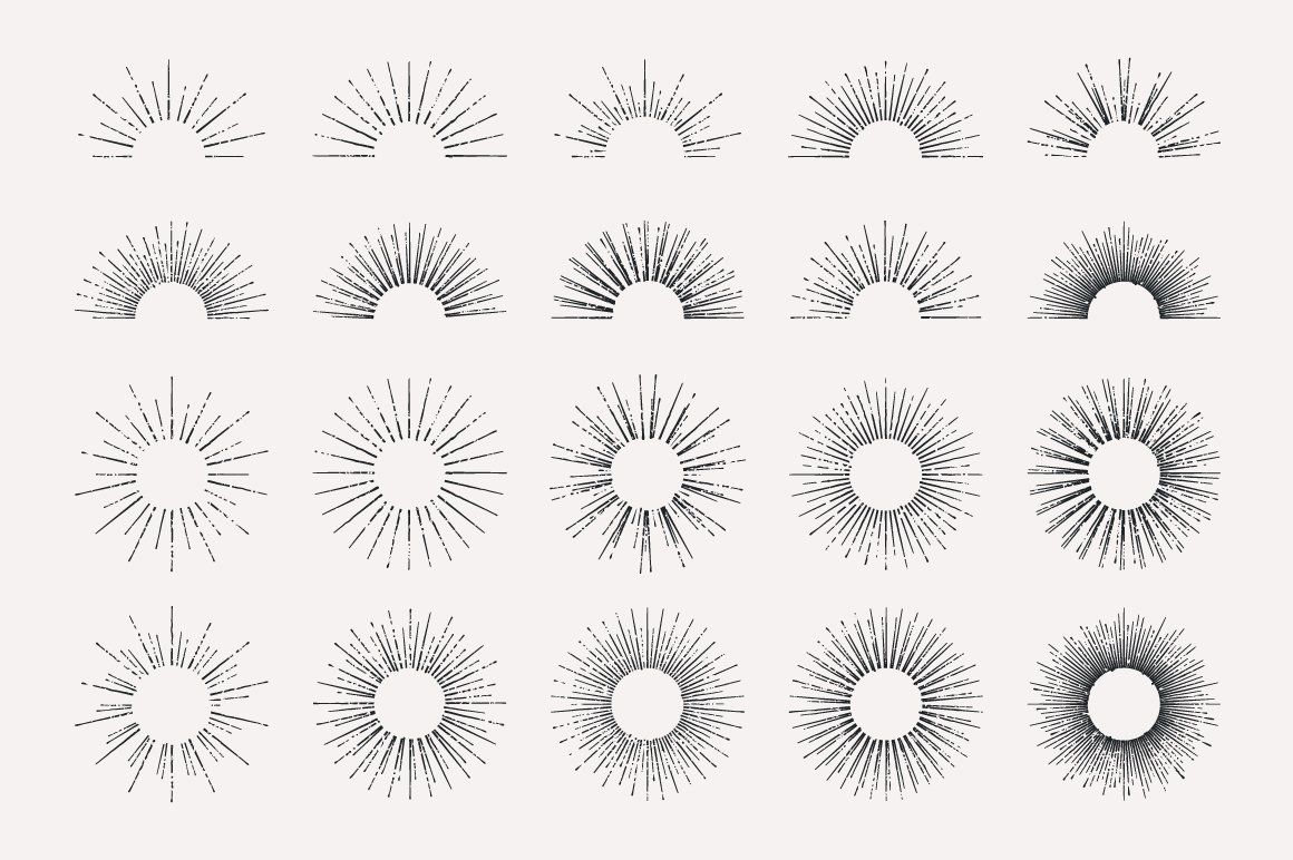 Retro Sunbursts — image 3