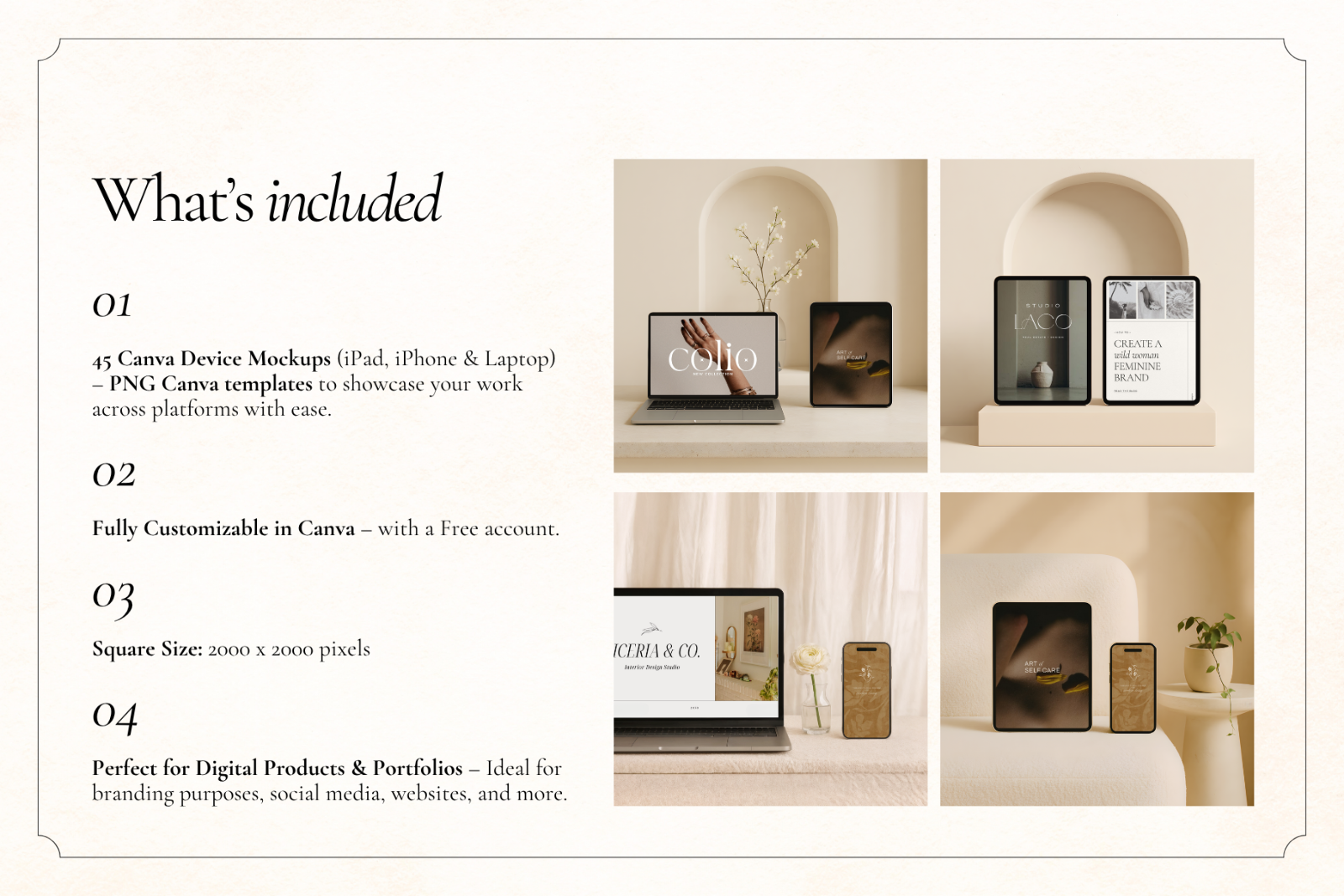 45 Multi Device Canva Mockups — image 2