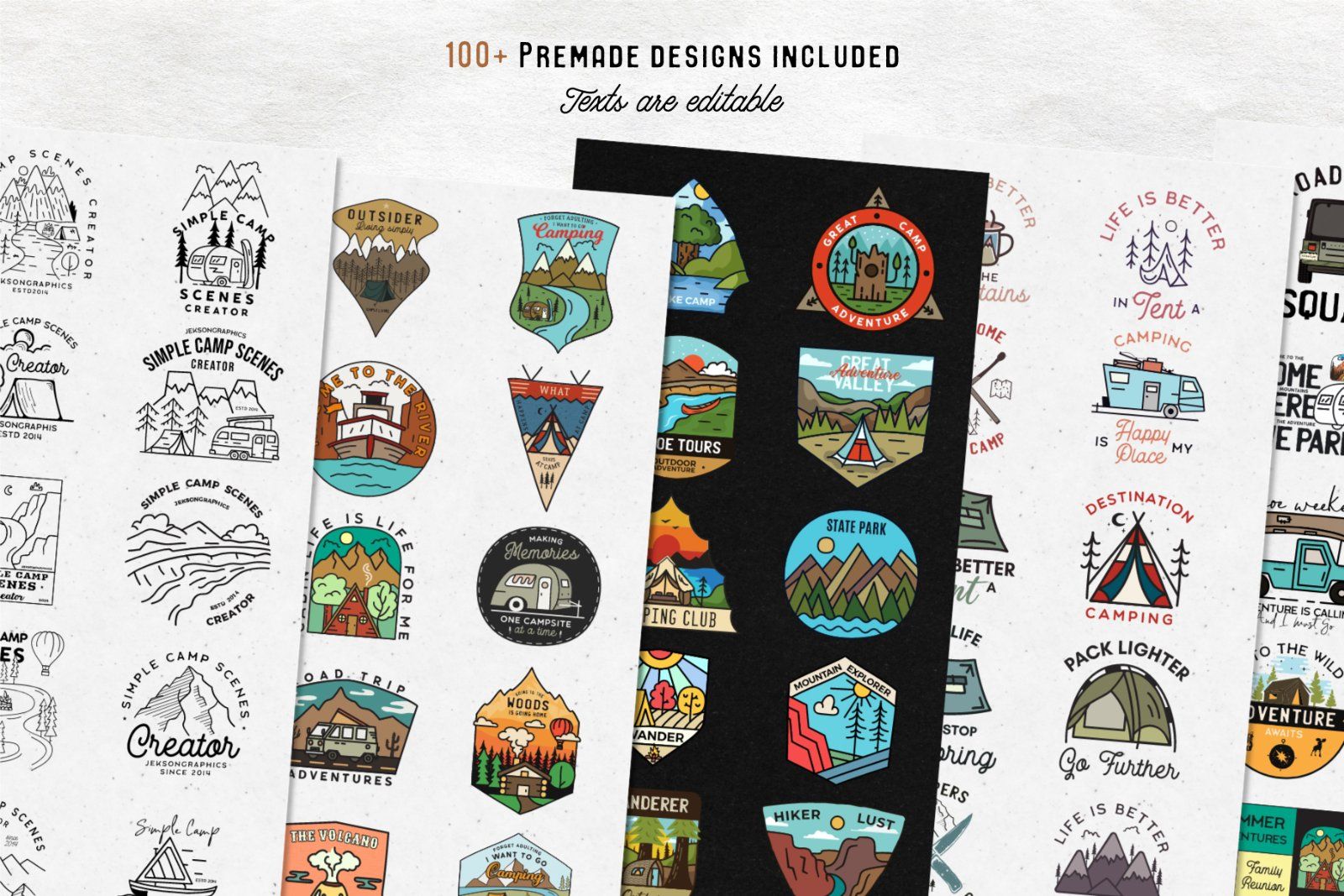 Simple Camp Scenes Creation Kit — image 4