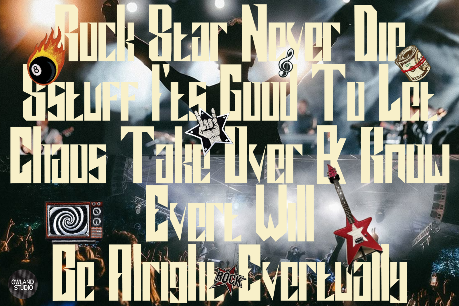 ROCKIN` SHARP - RETRO FONT — image 3