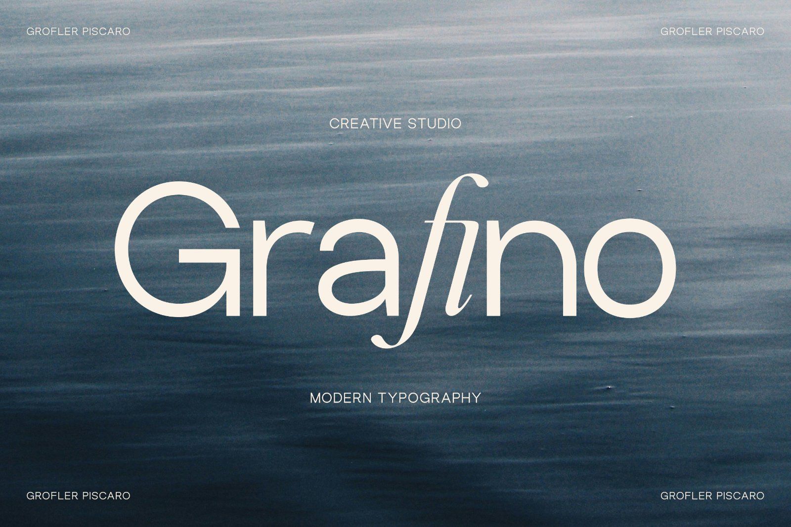 Grofler Piscaro | A Hybrid Font — image 10