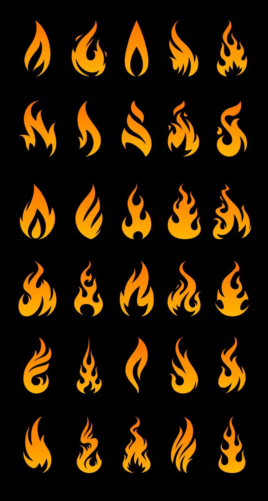 Vector Fire Icons — image 4