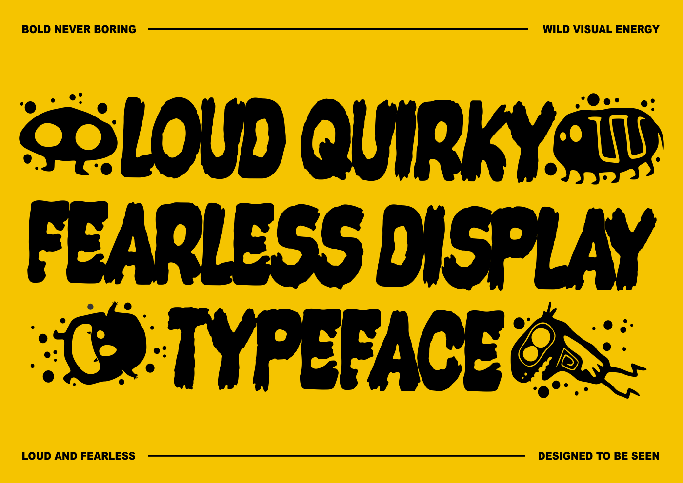 Secoy Xecore - Font Decorative Display Bold — image 3