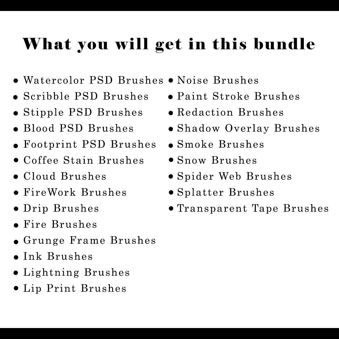 2500+ Photoshop Brushes - Mega Bundle For photoshop ,brush bundle ,  Full Shop Bundle,   All In One — image 2