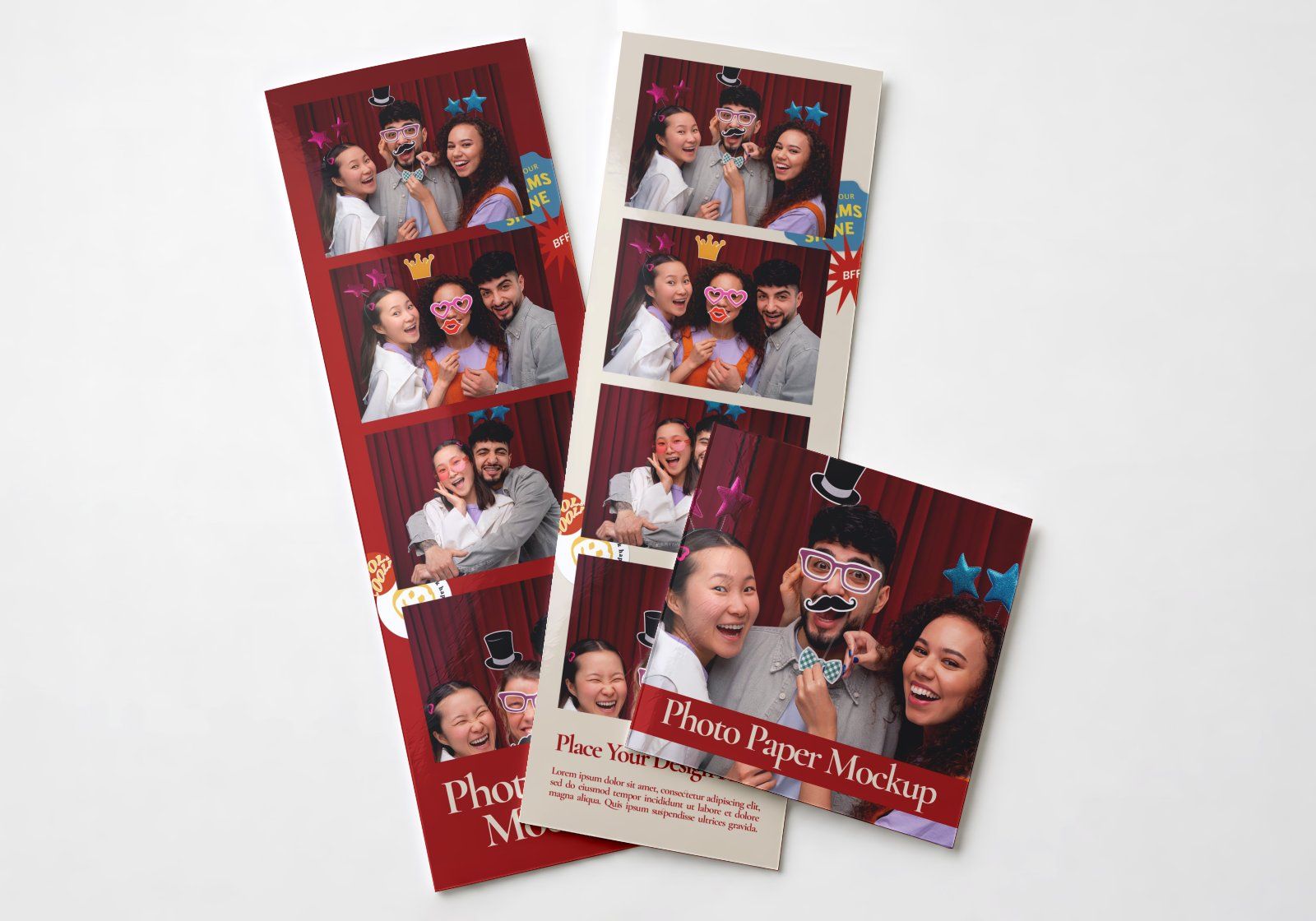 Premium Photo Box Rental Mockup Bundle – 15 Gen-Z PSD Scenes for Photobox Strips, Curtain Booths — image 18