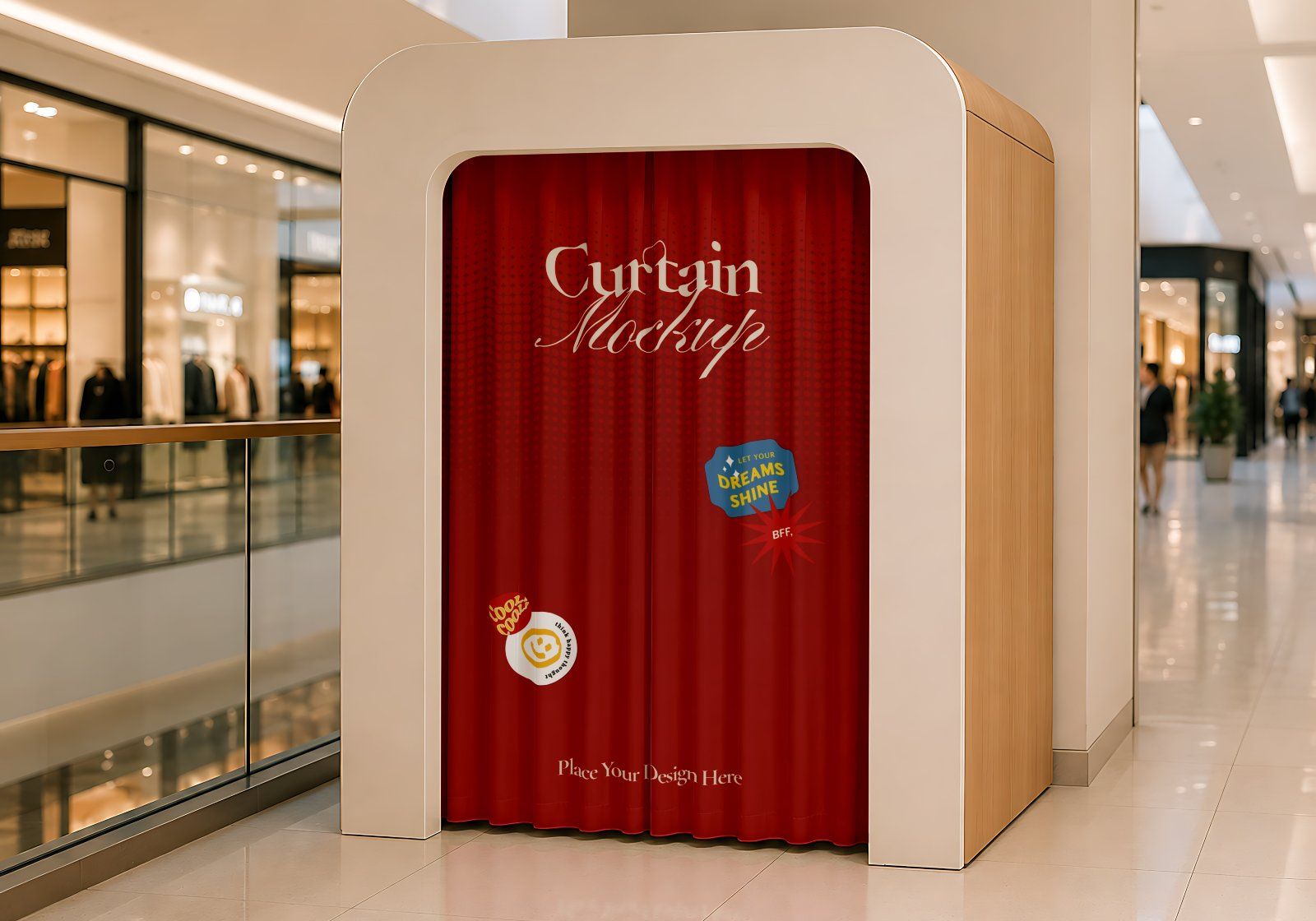 Premium Photo Box Rental Mockup Bundle – 15 Gen-Z PSD Scenes for Photobox Strips, Curtain Booths — image 16