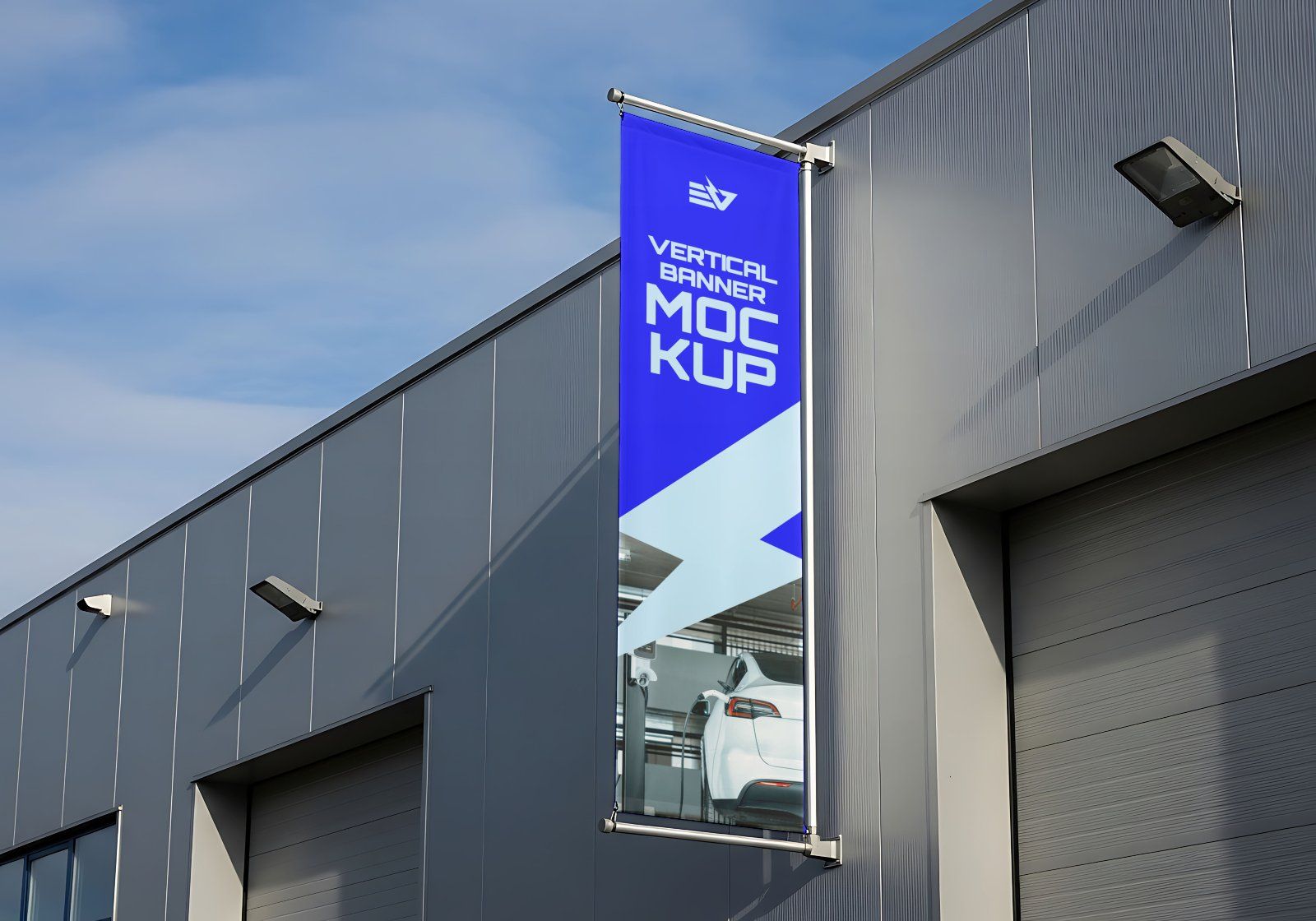 Premium Electric Vehicle Garage Mockup - 15 PSD File — image 10