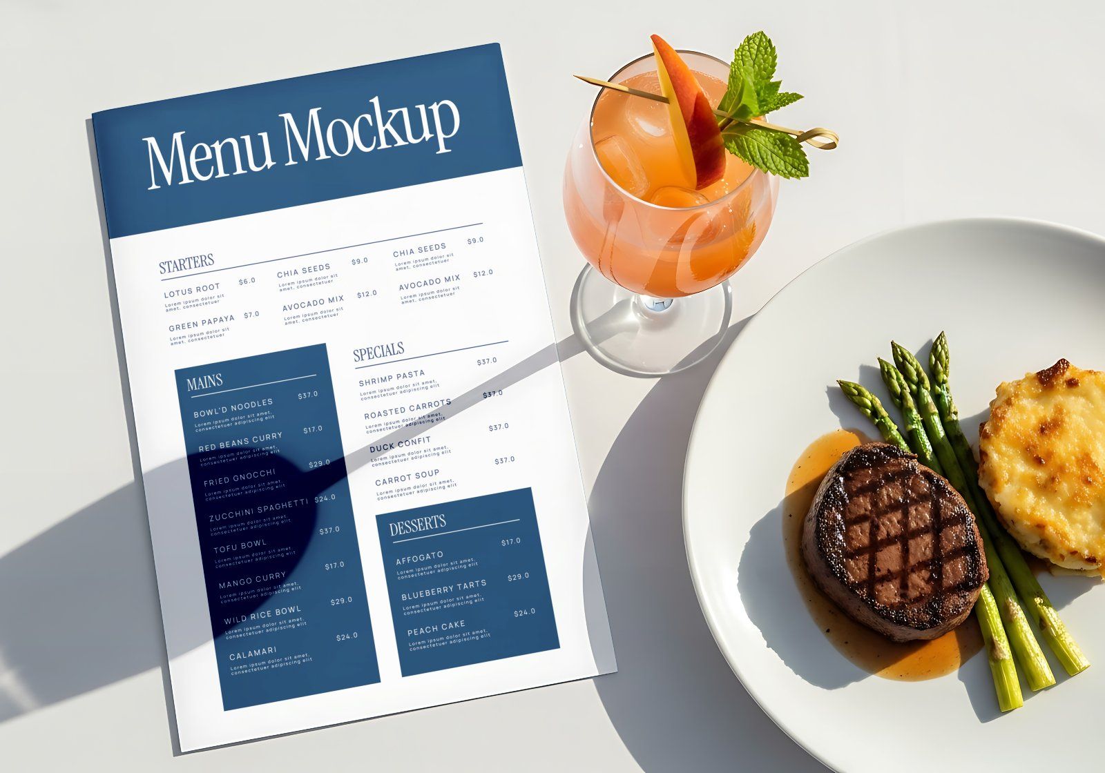 Premium Branding Blue Hotel Mockup — image 8