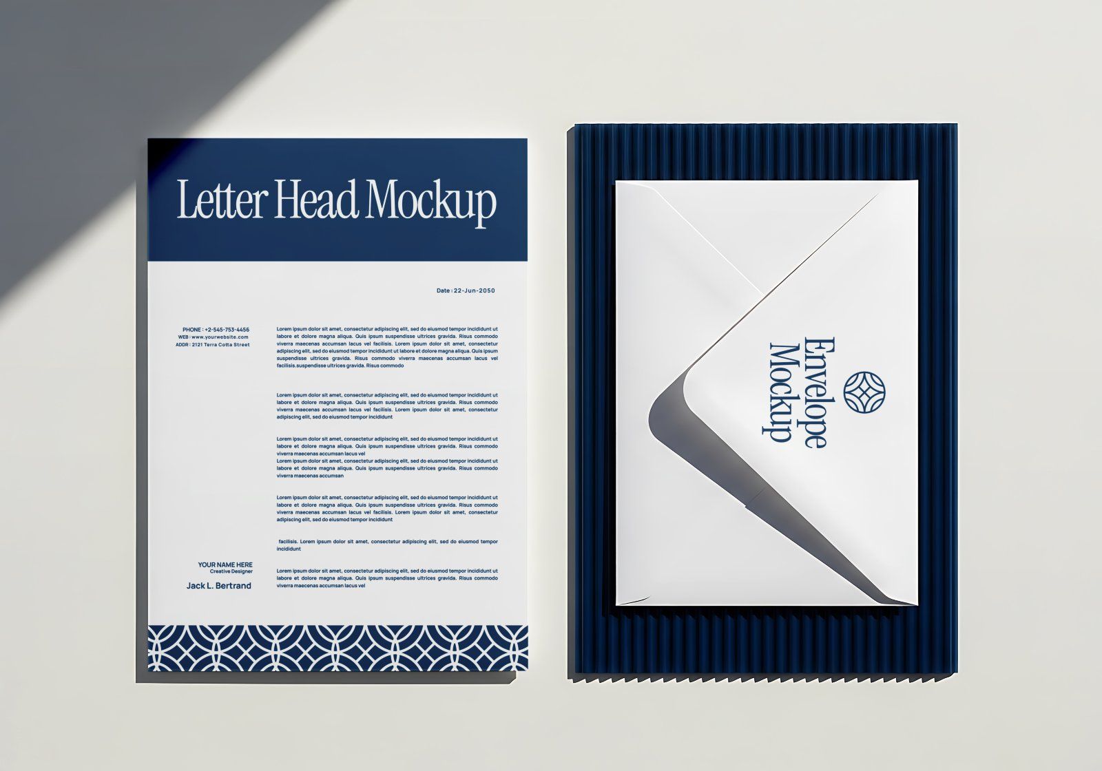 Premium Branding Blue Hotel Mockup — image 11