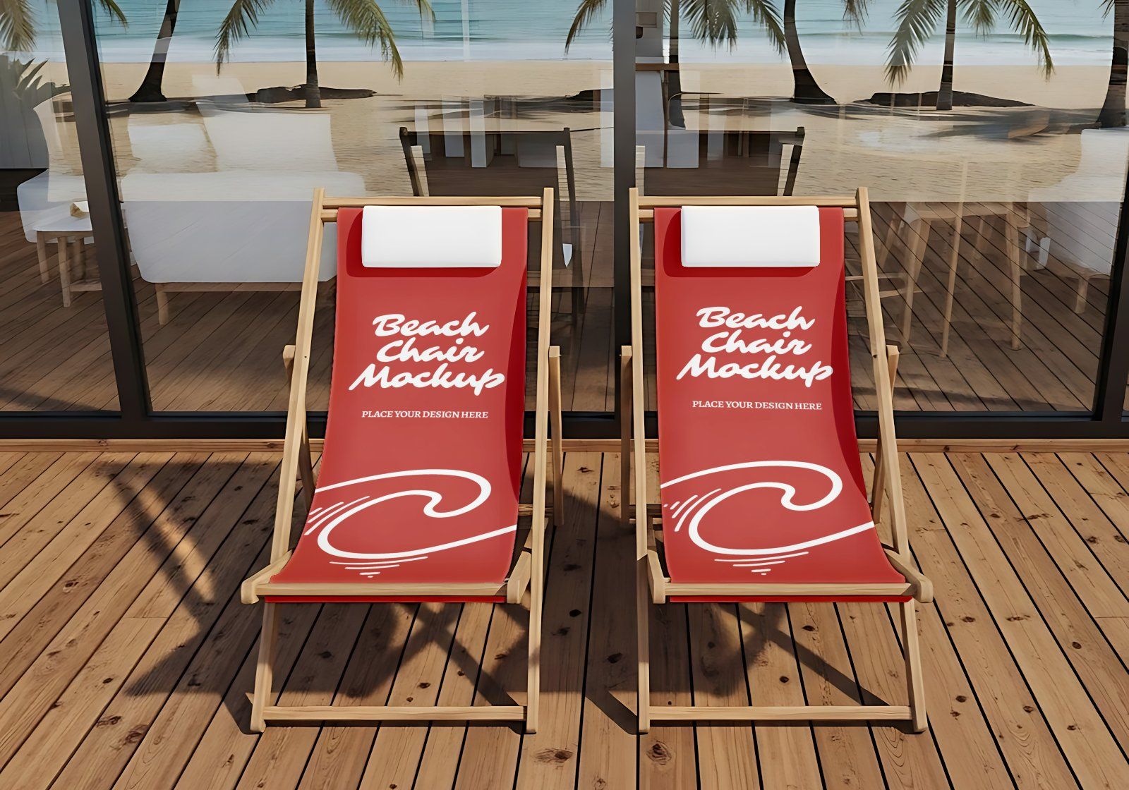 Beach Cafe Tropical PSD Set for Summer Restaurant, Juice Bar & Burger Shop — image 6