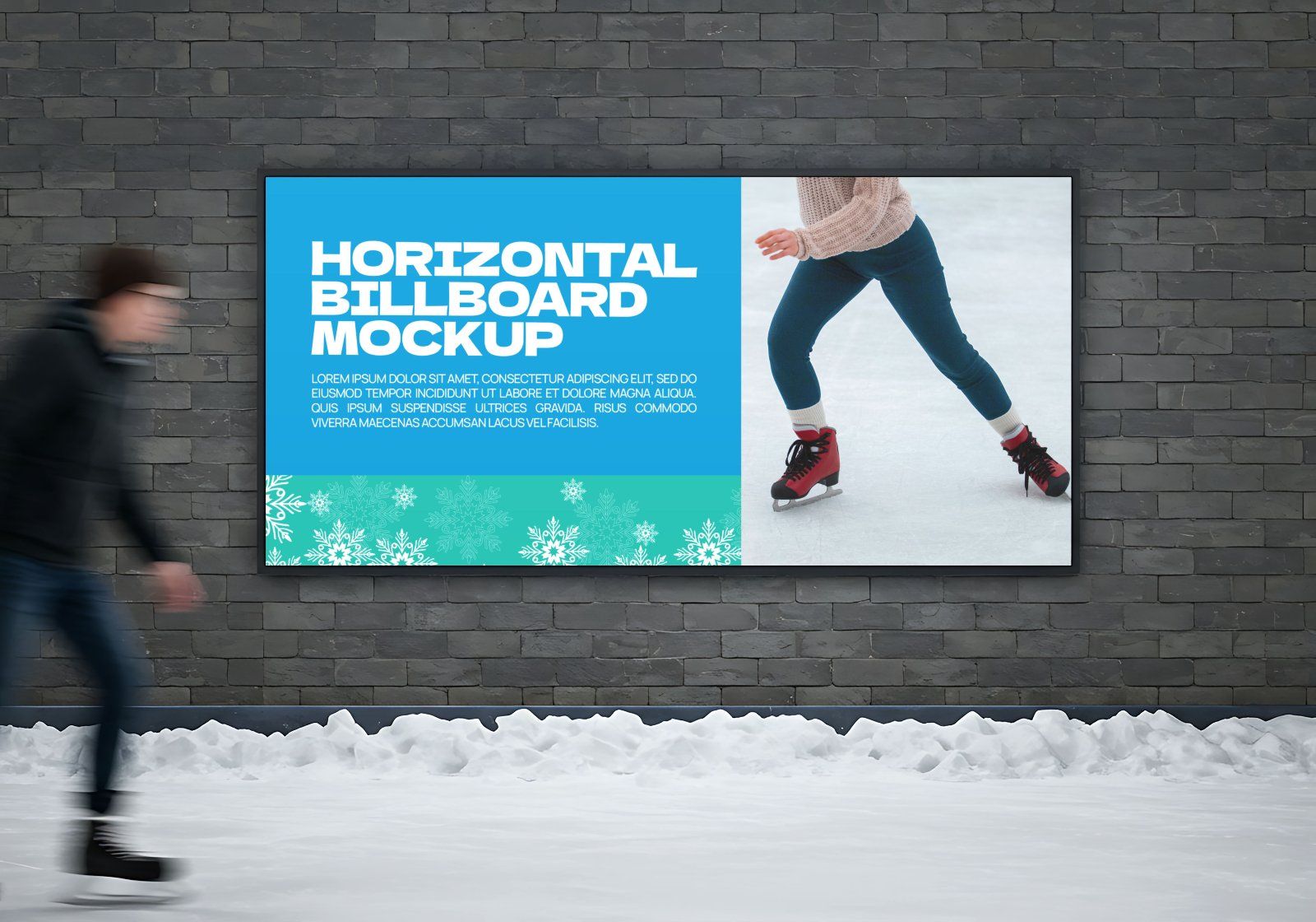 Premium Ice Skating Branding Mockup Bundle – 15 PSD Templates for Winter Sport & Rink Promotions — image 8