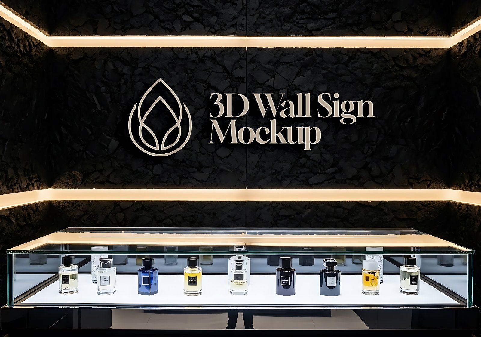 Perfume Brand Store Mockup Bundle PSD – Luxury Fragrance Retail Branding Set — image 14