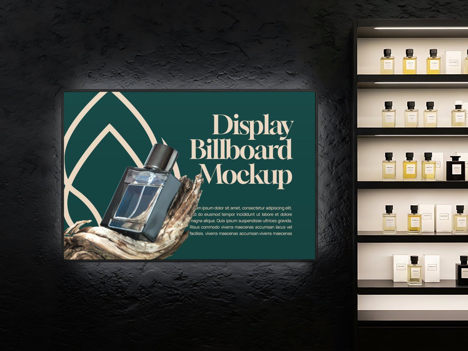 Perfume Brand Store Mockup Bundle PSD – Luxury Fragrance Retail Branding Set — image 10