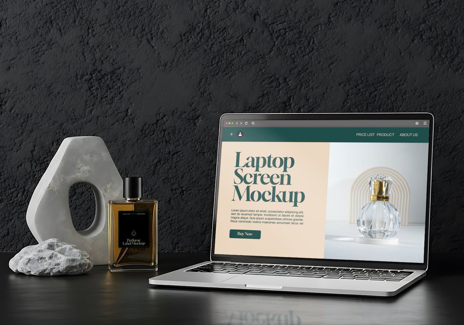 Perfume Brand Store Mockup Bundle PSD – Luxury Fragrance Retail Branding Set — image 9