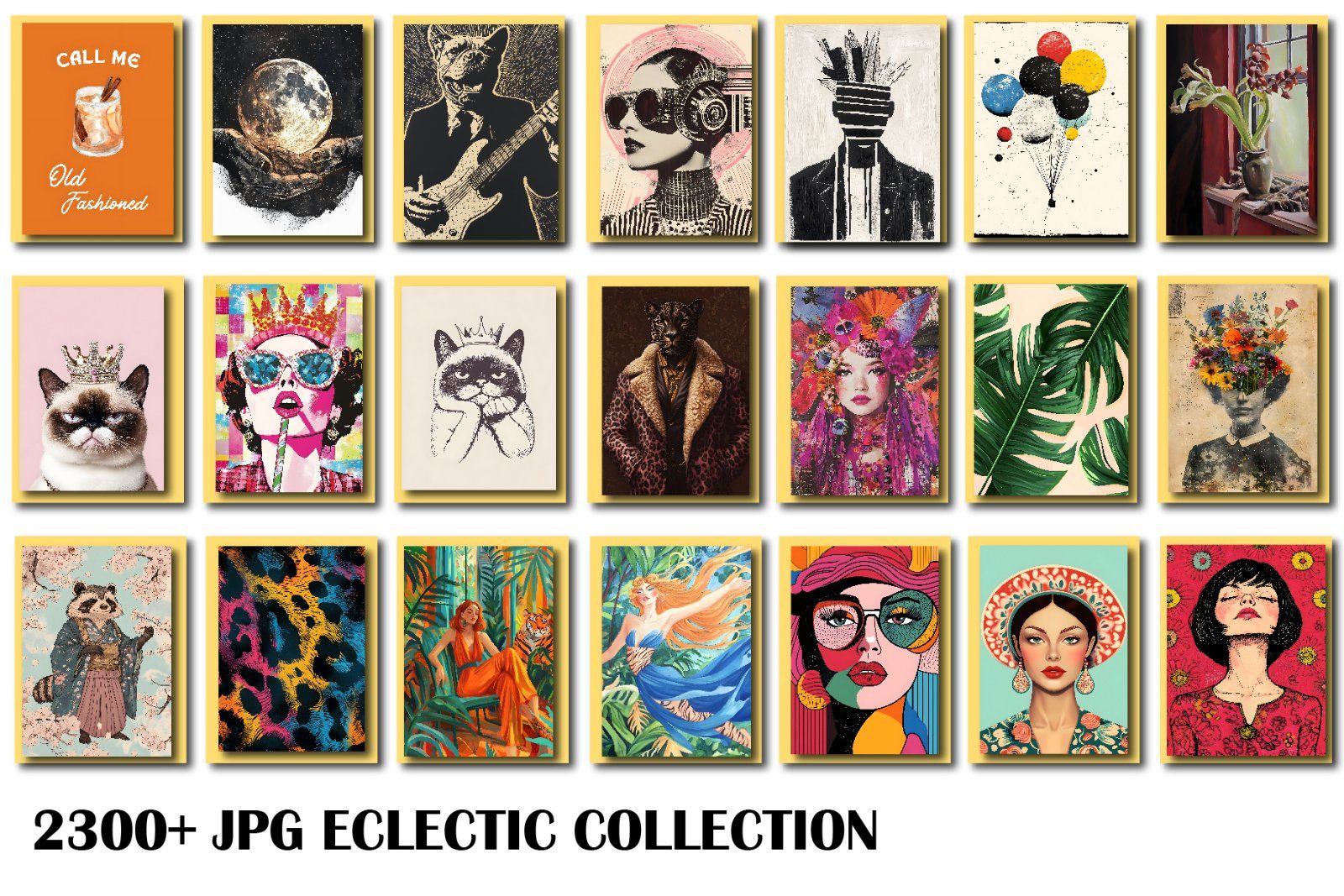 Eclectic Wall Art Collection Entire Shop Sale, Bundle Wall Art, Aesthetic wall posters, Wall Art, De — image 5