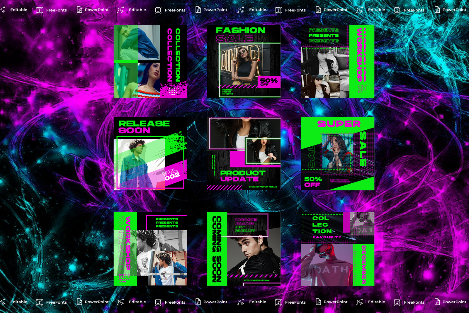 BUNDLE INSTAGRAM TEMPLATE PPT — image 4
