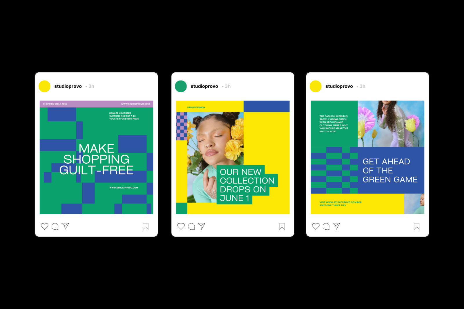 Sustainable Fashion Canva Instagram Template — image 3