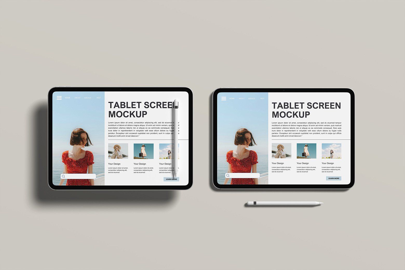 Tablet Screen Mockup — image 4