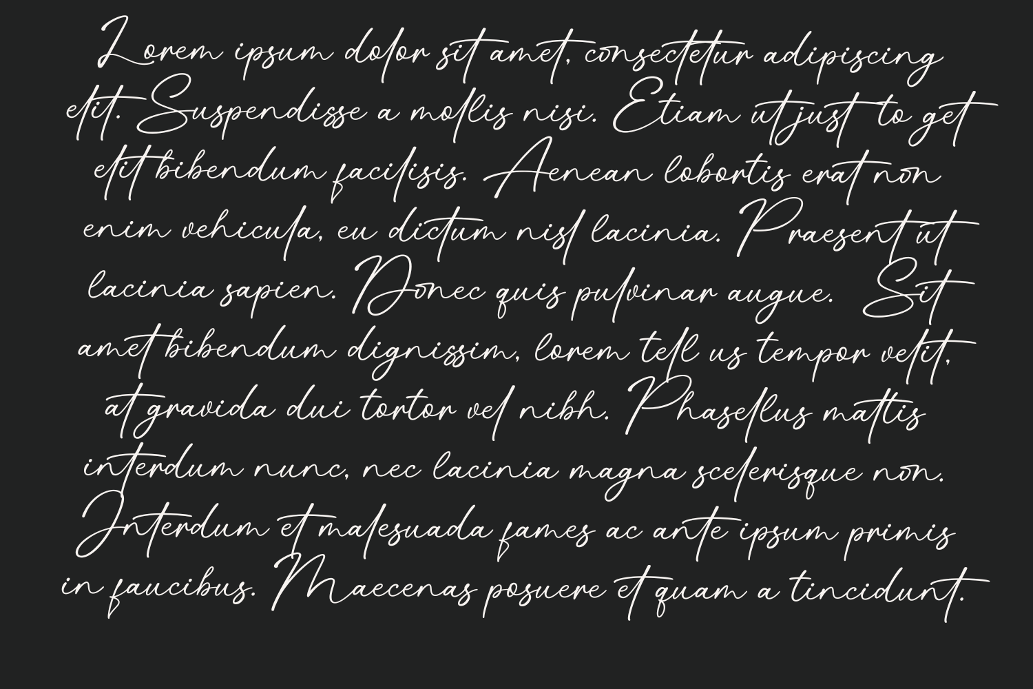 Ningetan Handwritten Font — image 4