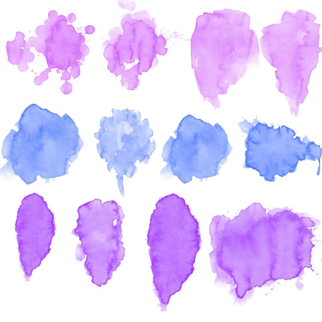100 Realistic Watercolor Photoshop Brushes - Watercolor Brushes Download - Watercolor Photoshop — image 4