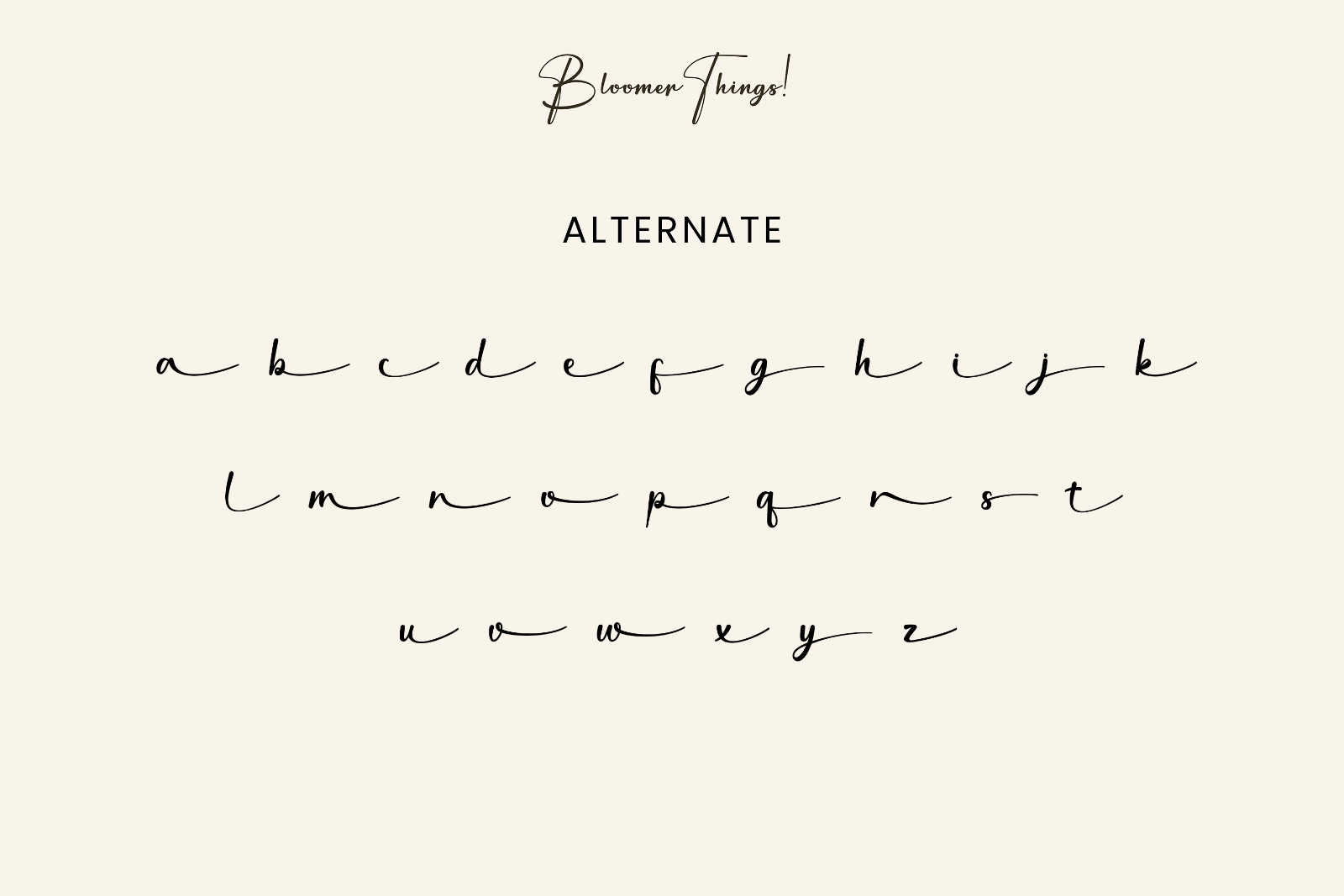 Bloomer Things | Elegant Script Font — image 4