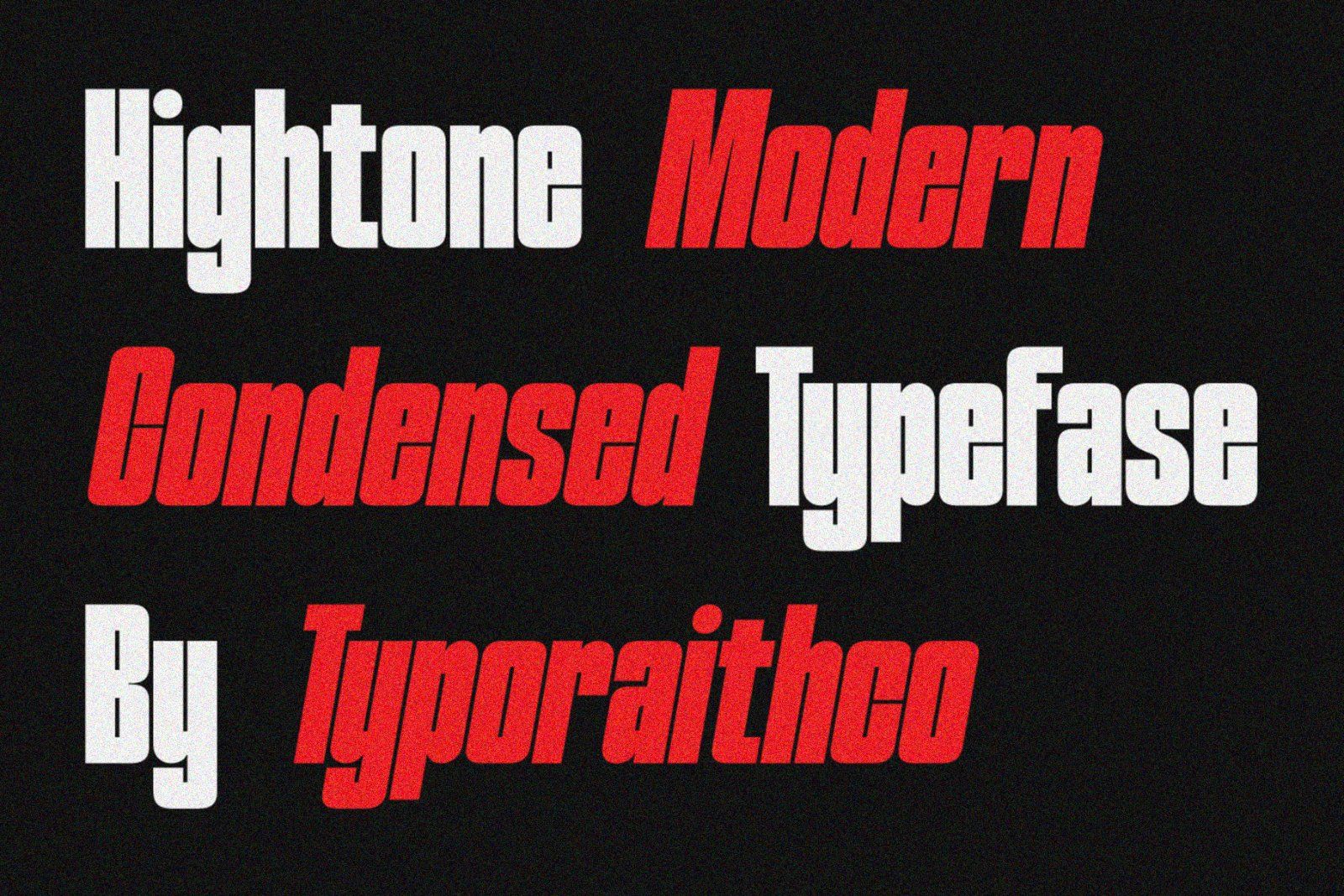 Hightone | Condensed Duo Font — image 6