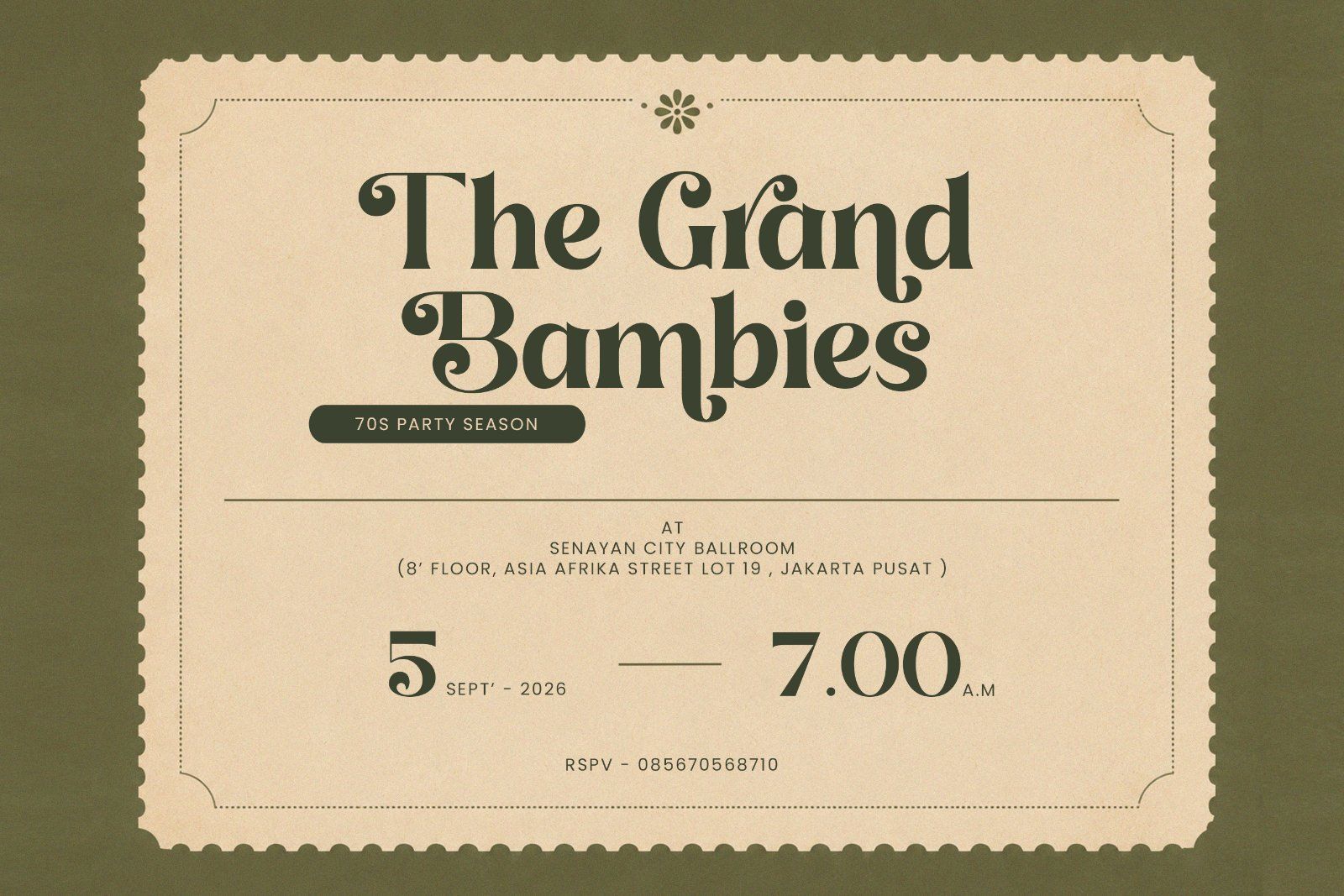 Grand Bambies | Vintage Retro Serif Font — image 8